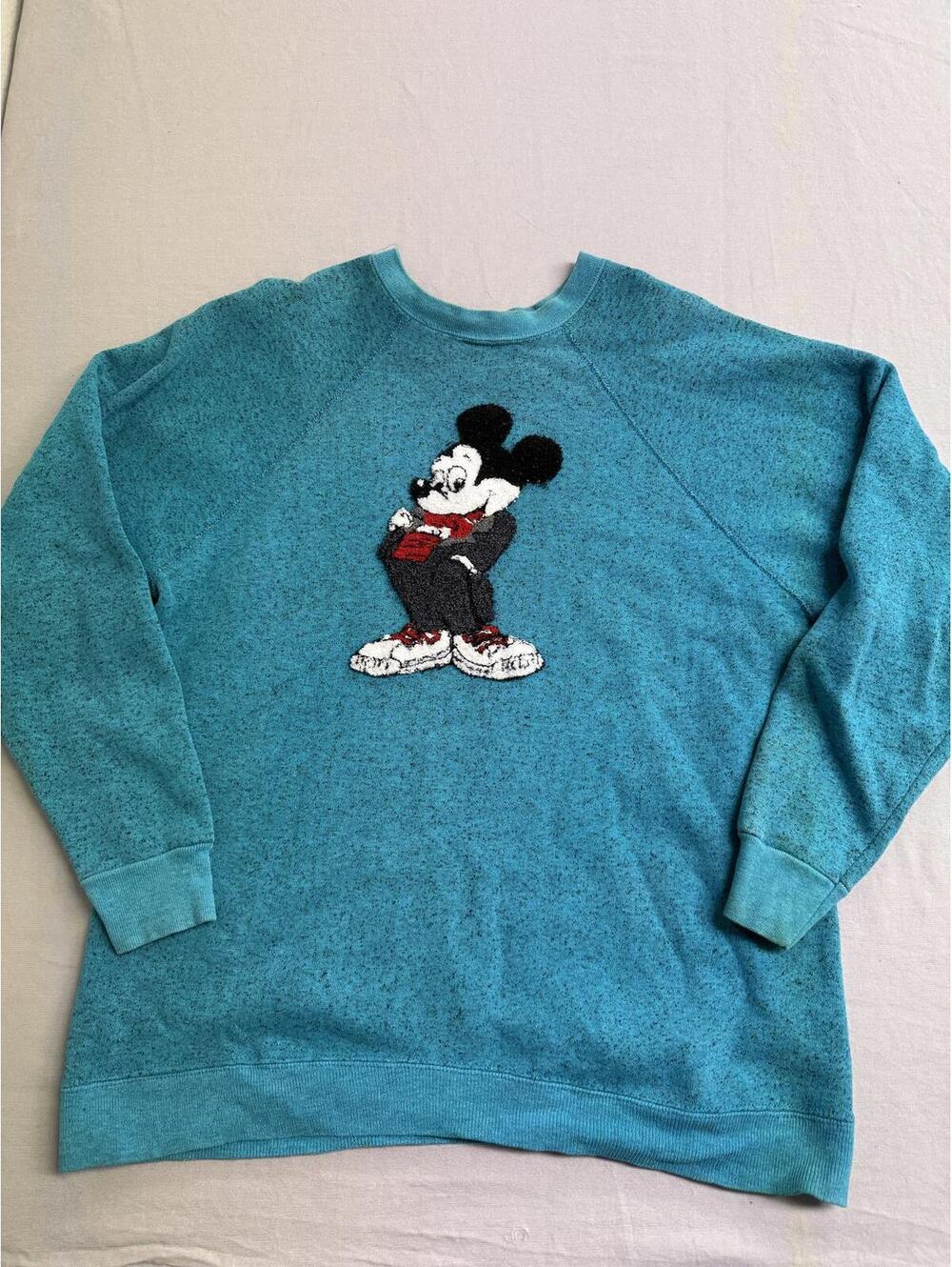 Vintage 80s Disney Mickey Mouse Cool Stance Sweatshirt - L